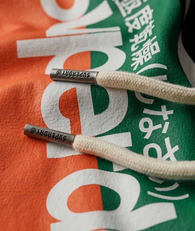 Superdry Core Logo Stripe Hoodie