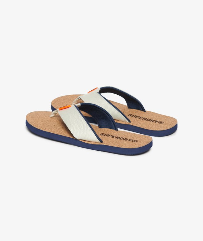 Superdry Cork Graphic Flip Flops