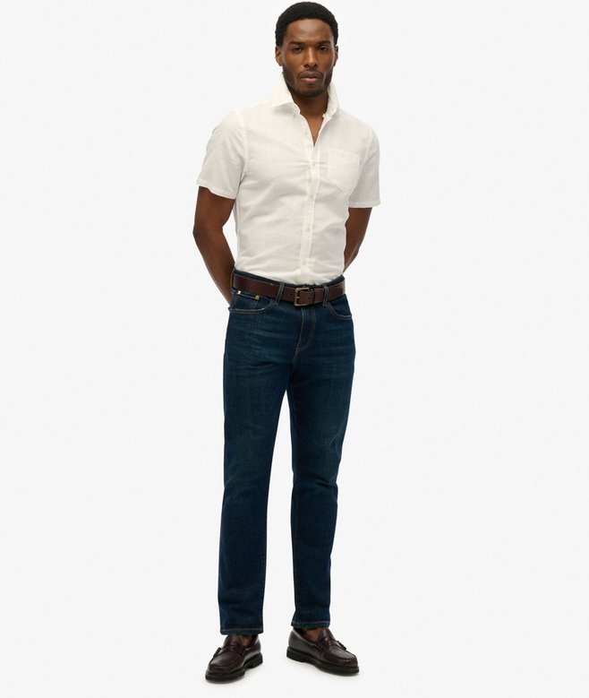 Superdry Cotton Linen Short Sleeve Shirt