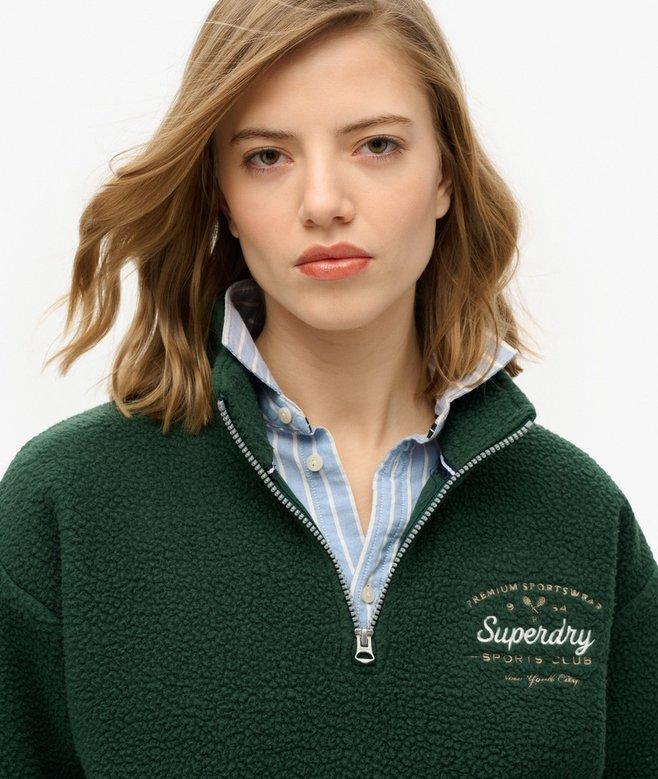 Superdry Country Club Fleece Half Zip Sweatshirt