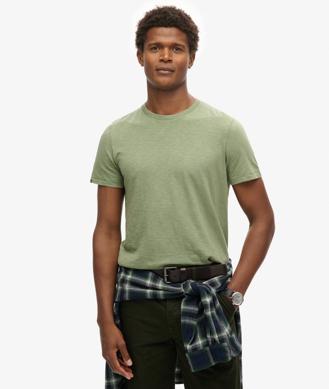 superdry Crew Neck Slub Short Sleeved T-shirt