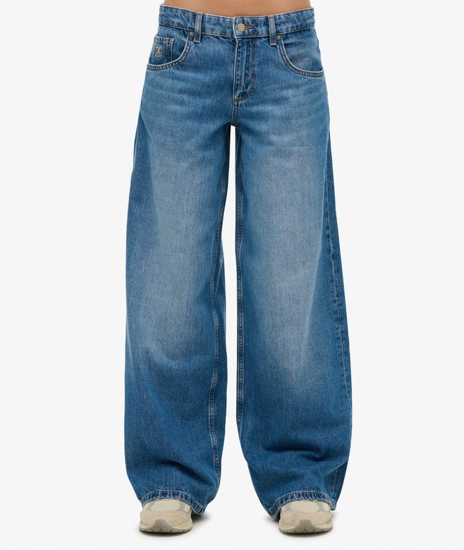 Superdry Cult Mid Rise Baggy Jeans