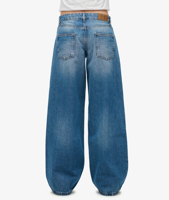 Superdry Cult Mid Rise Baggy Jeans