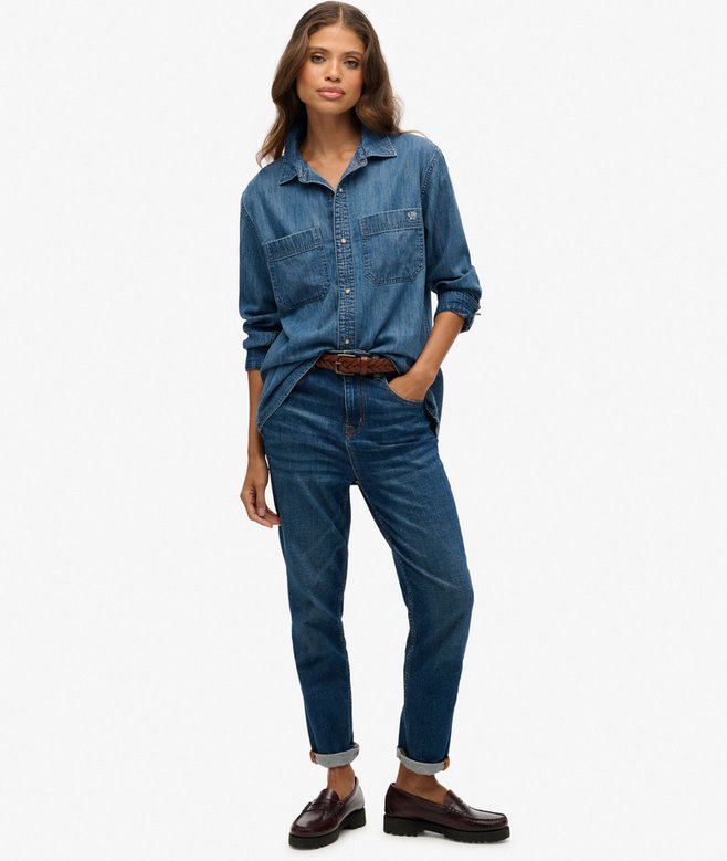Superdry Denim Oversized Shirt