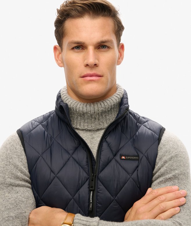 Superdry Diamond Quilt Fuji Lite Gilet