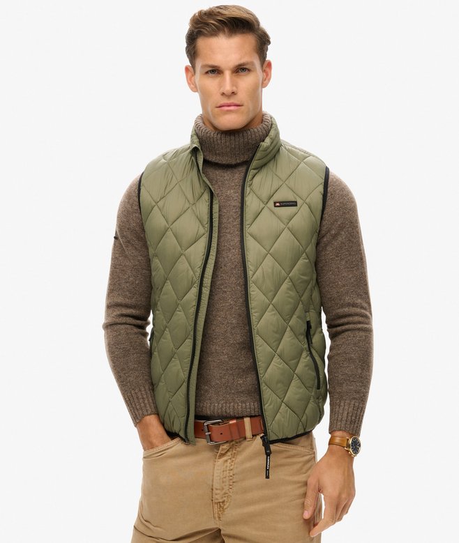 superdry Diamond Quilt Fuji Lite Gilet
