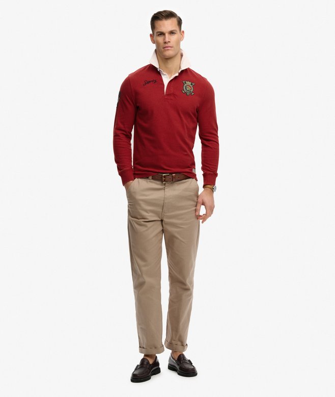 Superdry Double Emblem Rugby Top