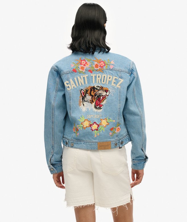 Superdry Embellished Denim Jacket
