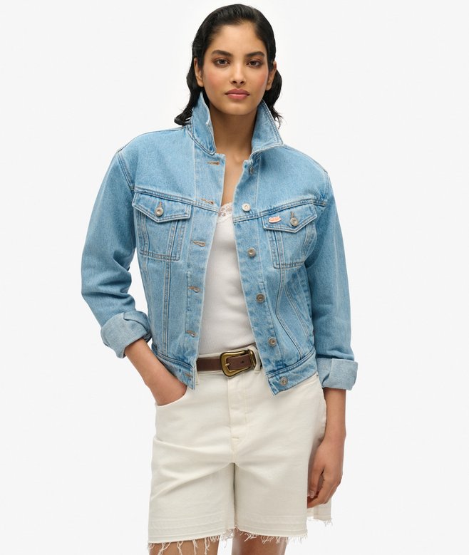 superdry Embellished Denim Jacket