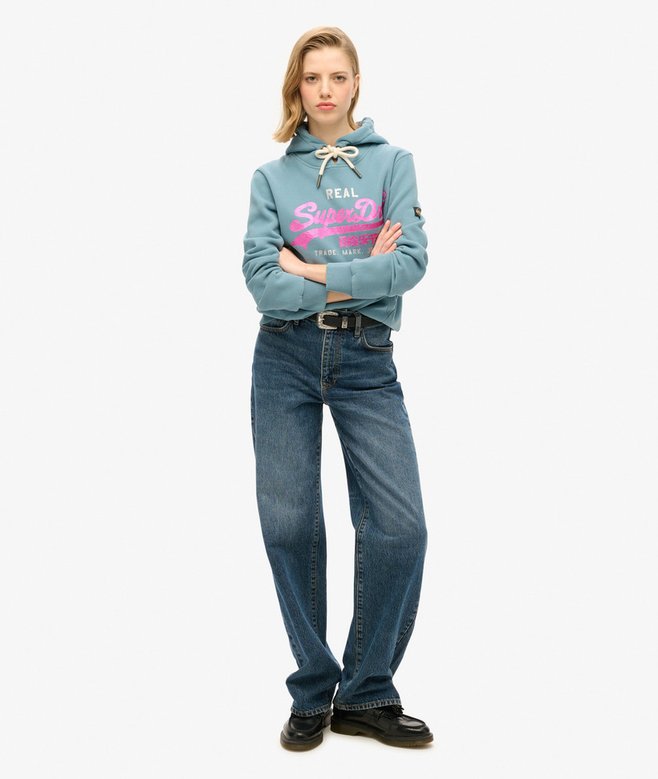 Superdry Embellished Vintage Logo Graphic Hoodie