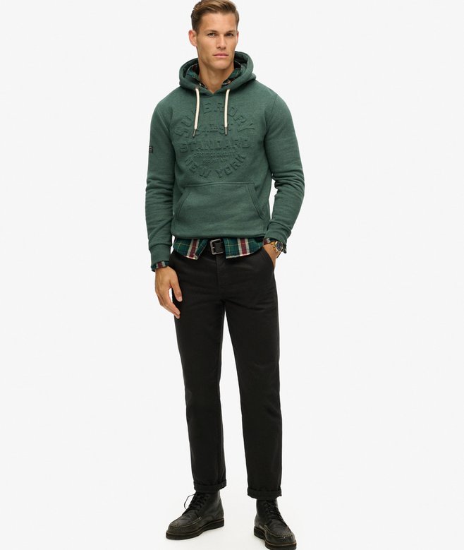 Superdry Embossed Logo Graphic Hoodie