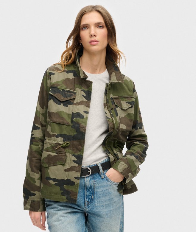 superdry Embroidered M65 Military Jacket