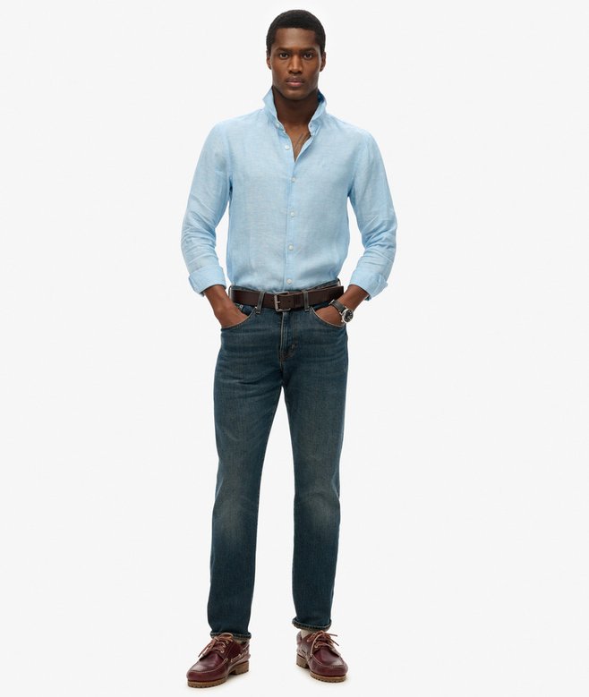 Superdry Embroidered Vacation Linen Shirt