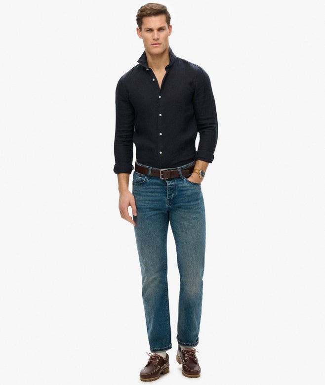 Superdry Embroidered Vacation Linen Shirt
