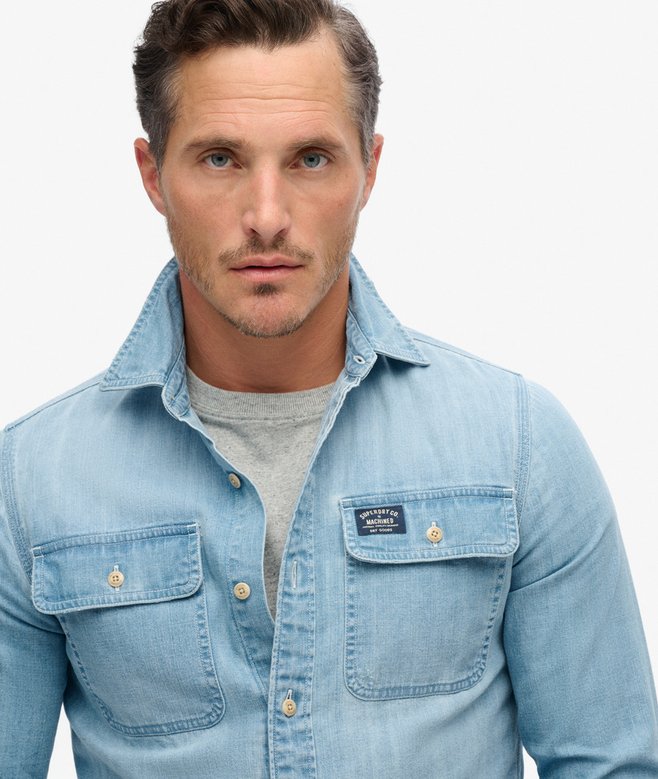 Superdry Embroidered Workwear Shirt