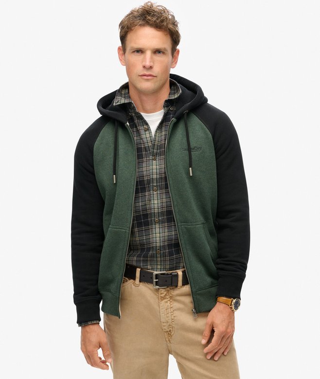superdry Essential Baseball Zip Hoodie
