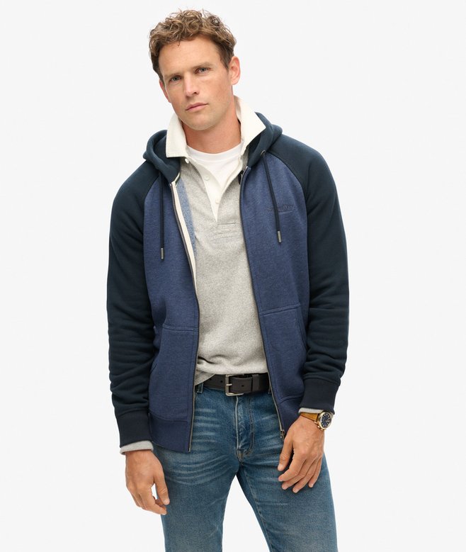 superdry Essential Baseball Zip Hoodie