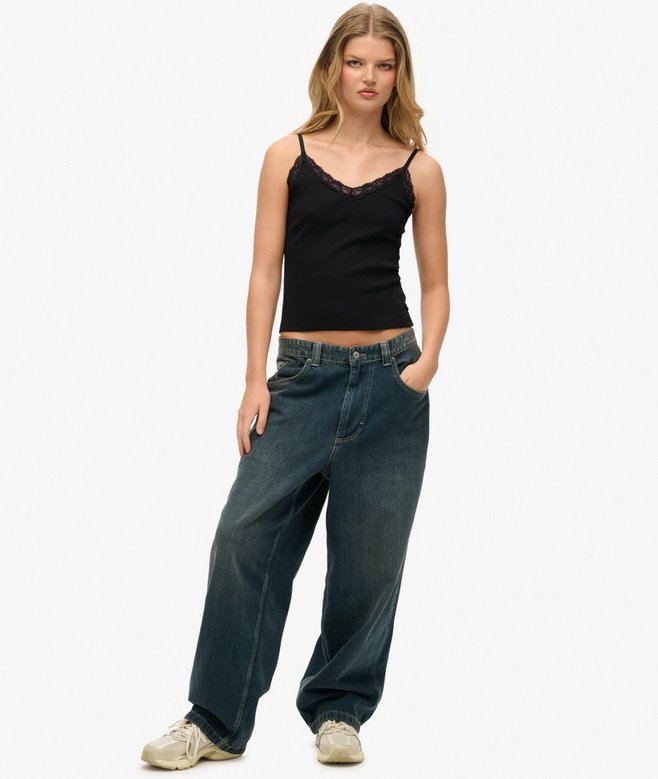 Superdry Essential Lace Trim Cami Top