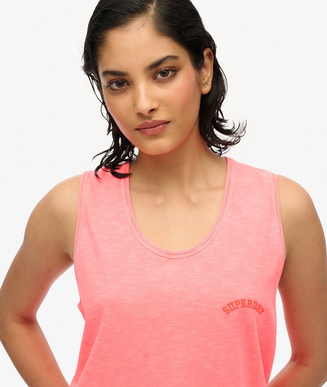 Superdry Essential Logo Garment Dye Vest Top
