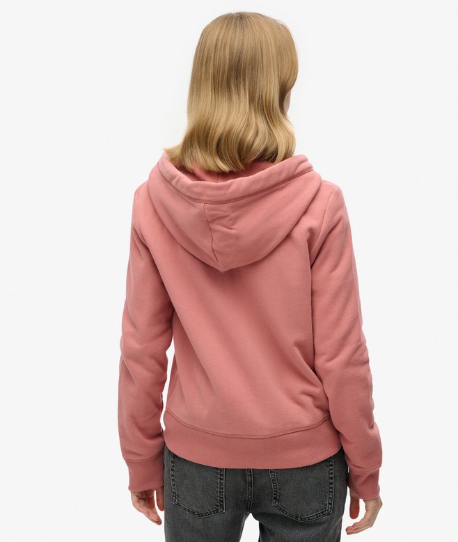 Superdry Essential Logo Half Brushed Zip Hoodie