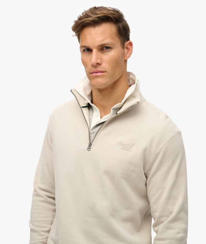 Superdry Essential Logo Half Zip Sweatshirt
