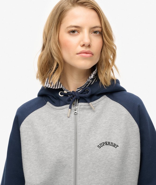 Superdry Essential Logo Raglan Zip Hoodie