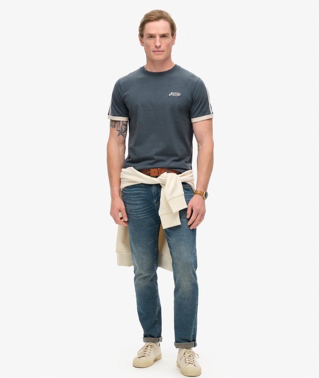 Superdry Essential Logo Retro Striped T-Shirt