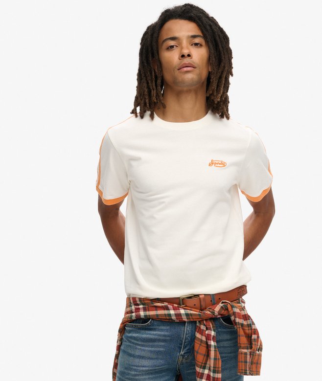 superdry Essential Logo Retro Striped T-Shirt