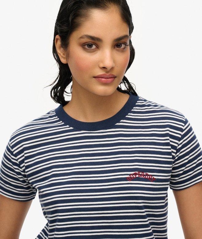 Superdry Essential Logo Striped Fitted T-Shirt