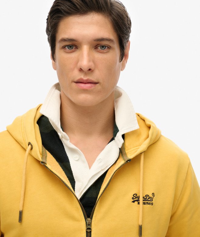 Superdry Essential Logo Washed Zip Hoodie