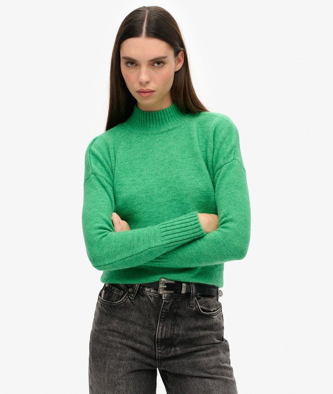 superdry Essential Mock Neck Jumper