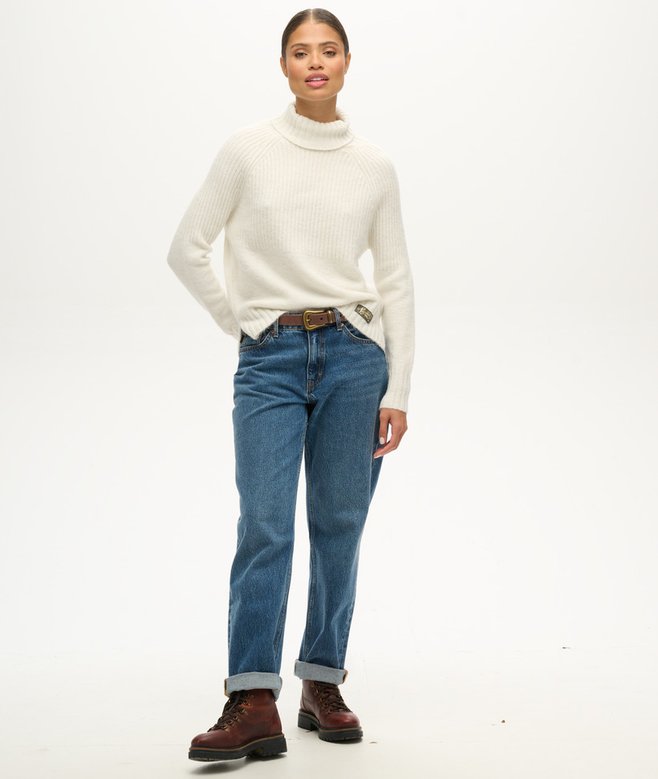 Superdry Essential Rib Knit Rollneck Jumper