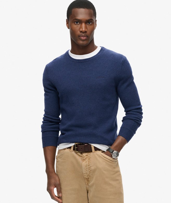 superdry Essential Slim Fit Crew Jumper