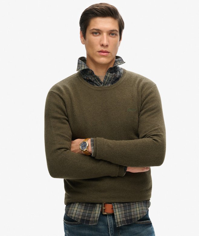 superdry Essential Slim Fit Crew Jumper