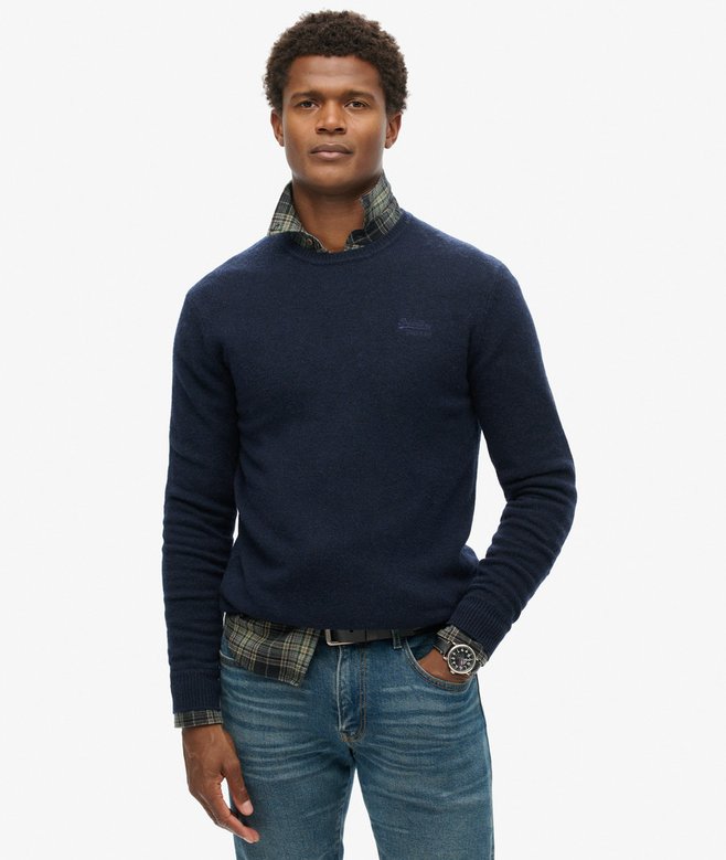 superdry Essential Slim Fit Crew Jumper