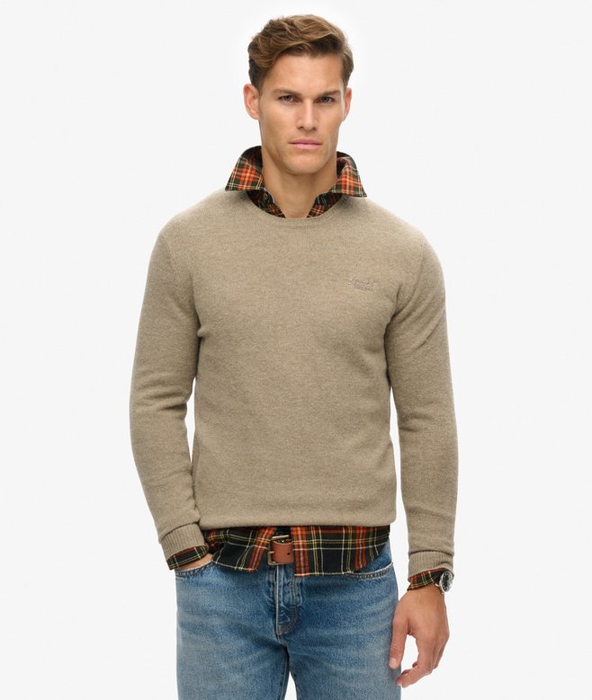 superdry Essential Slim Fit Crew Jumper