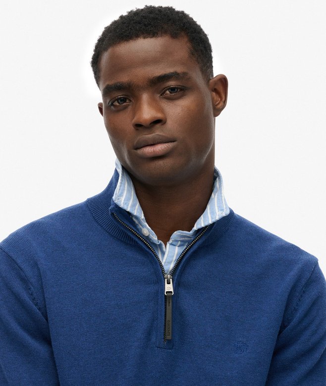 Superdry Essentials Cotton Half Zip Jumper