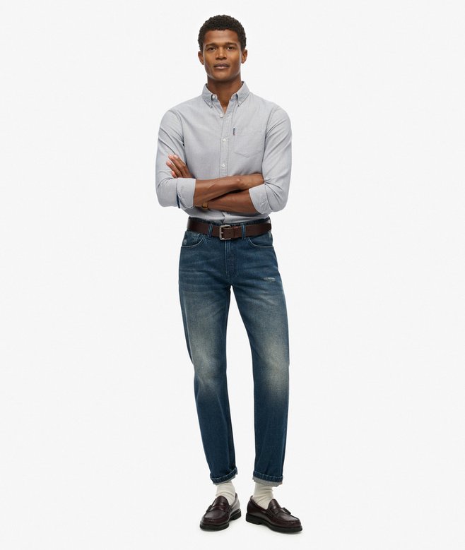 Superdry Essentials Long Sleeve Oxford Shirt