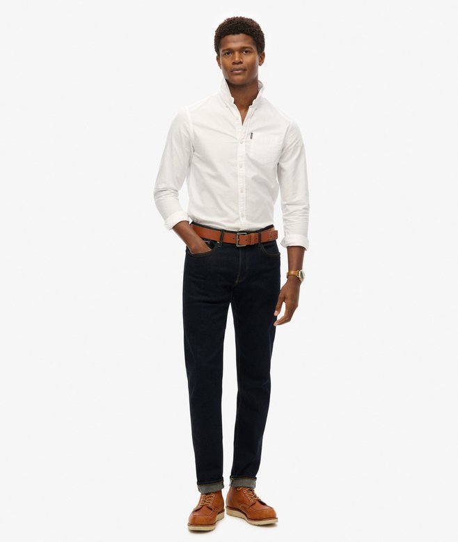 Superdry Essentials Long Sleeve Oxford Shirt