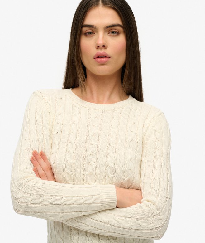 Superdry Essentials Slim Cable Jumper