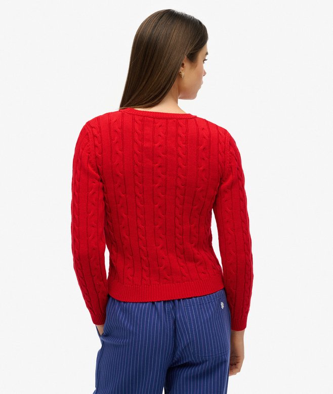 Superdry Essentials Slim Cable Jumper