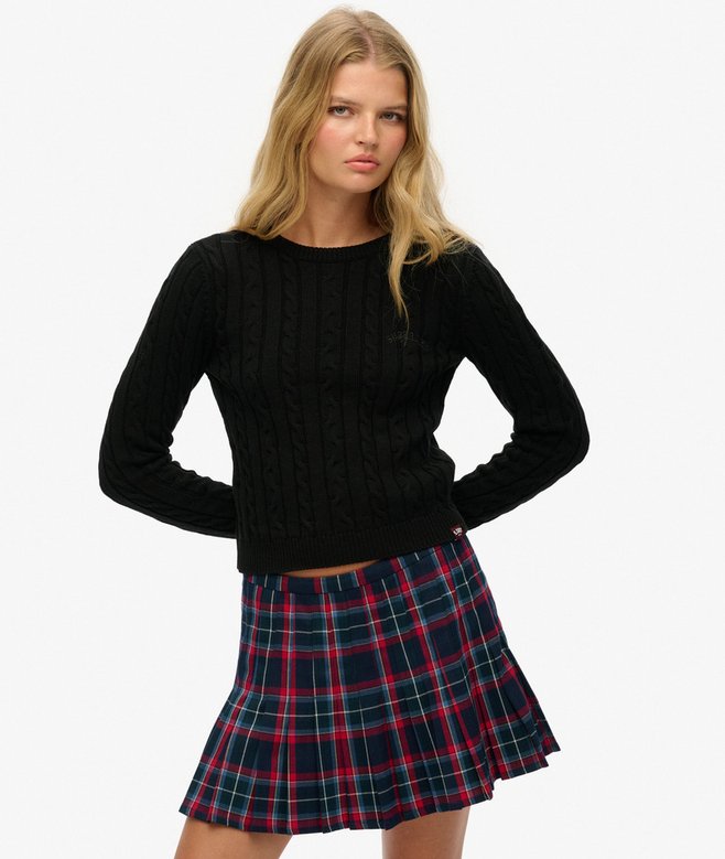 superdry Essentials Slim Cable Jumper