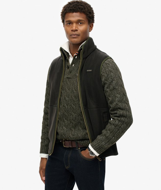 superdry Estate Fleece Gilet