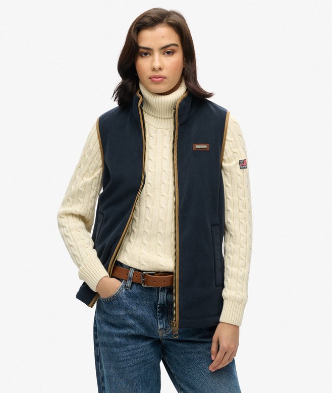 superdry Estate Fleece Gilet