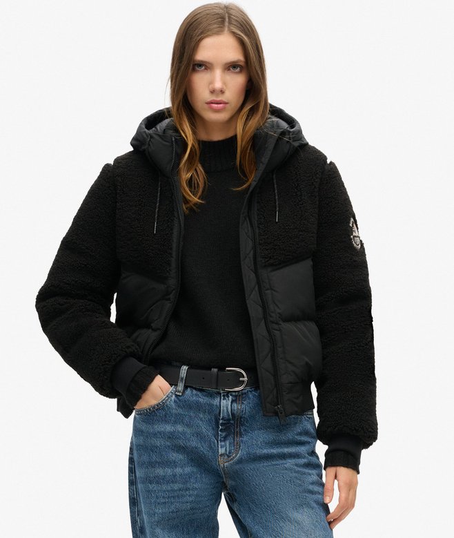 superdry Everest Bomber Hybrid Jacket