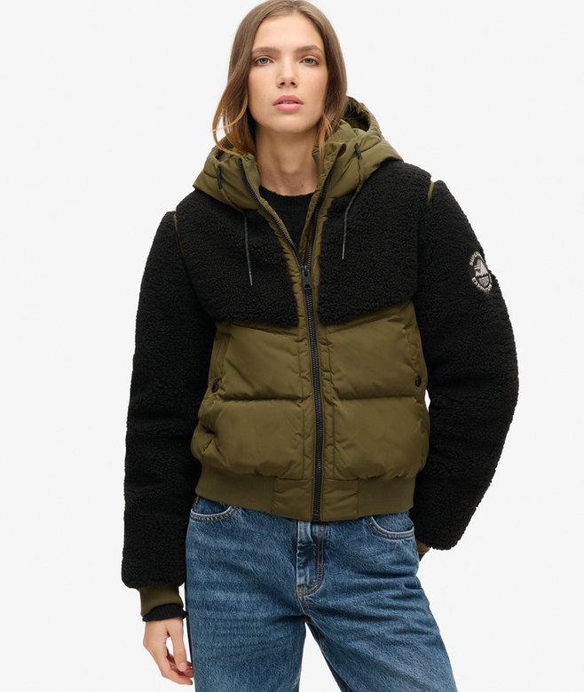 superdry Everest Bomber Hybrid Jacket