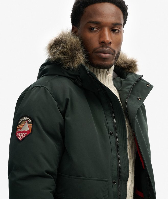 superdry Everest Faux Fur Bomber Jacket