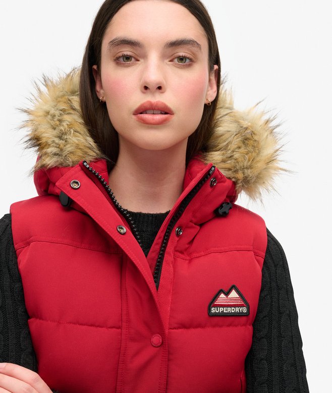 Superdry Everest Faux Fur Gilet
