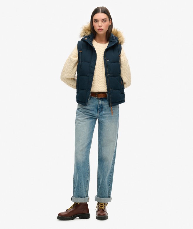 Superdry Everest Faux Fur Gilet