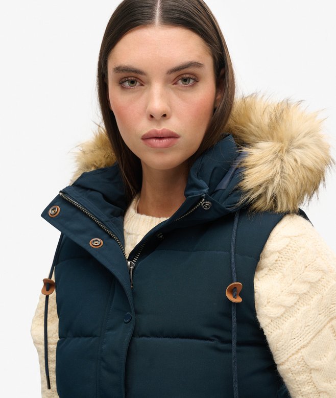 Superdry Everest Faux Fur Gilet